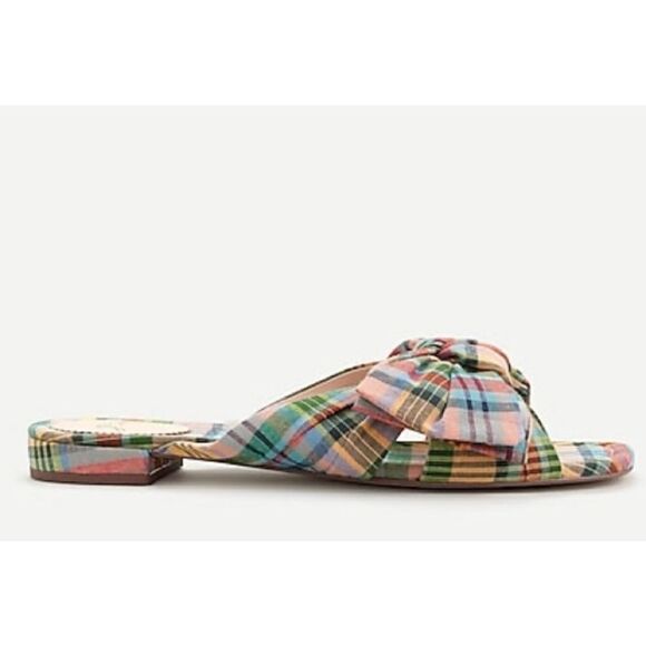 {J. Crew} Abbie Bow Scandals in Ribbon Plaid 9.5 - Picture 6 of 6